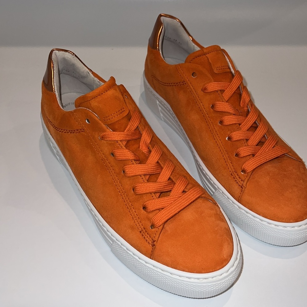 🧡NWT GABOR ART 6.460 ORANGE SNEAKERS SIZE MENS 7/ WOMENS 9 - Picture 11 of 16